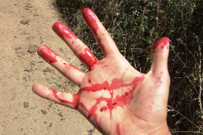que significa soñar que tienes sangre en las manos